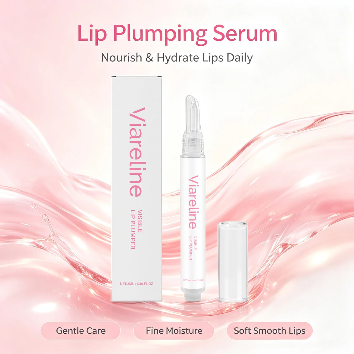 Hydrating Lip Plumper Serum for Smooth Lips