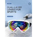Unisex Windproof Anti Glare Motorcycle Riding and Ski Goggles
