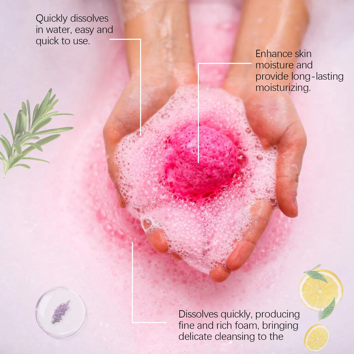 Aromatherapy Moisturizing Bath Bombs for Stress Relief
