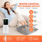 Electric Heated Foot Warmer with Adjustable Heat and Timer