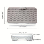 Inflatable Car Back Seat Mattress Bed with Pillows and Storage Bag