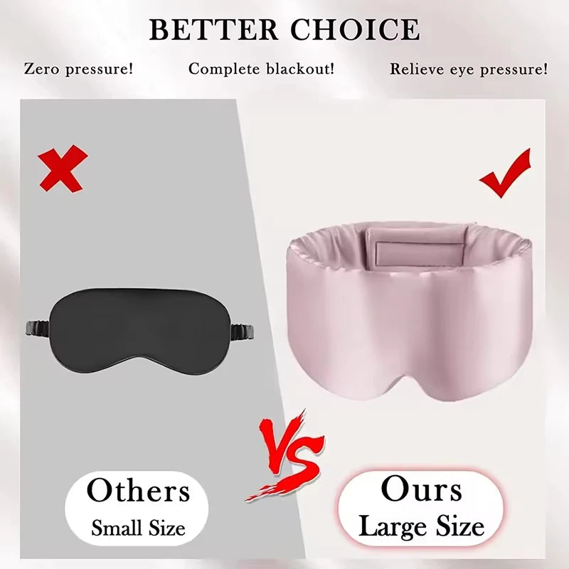 Silk Sleep Mask for Total Light Blocking and Comfortable Rest - 4