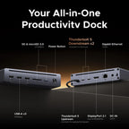 10-in-1 Thunderbolt 5 Docking Station 140W 8K