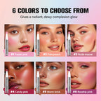 Liquid Blush Stick with Sponge Tip Applicator