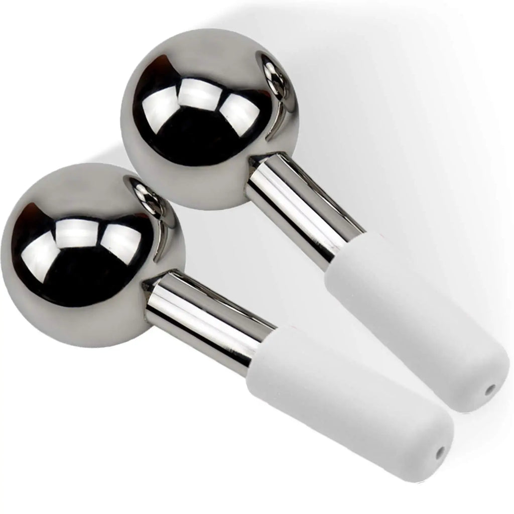 Stainless Steel Cooling Facial Globes for Puffiness and Skincare