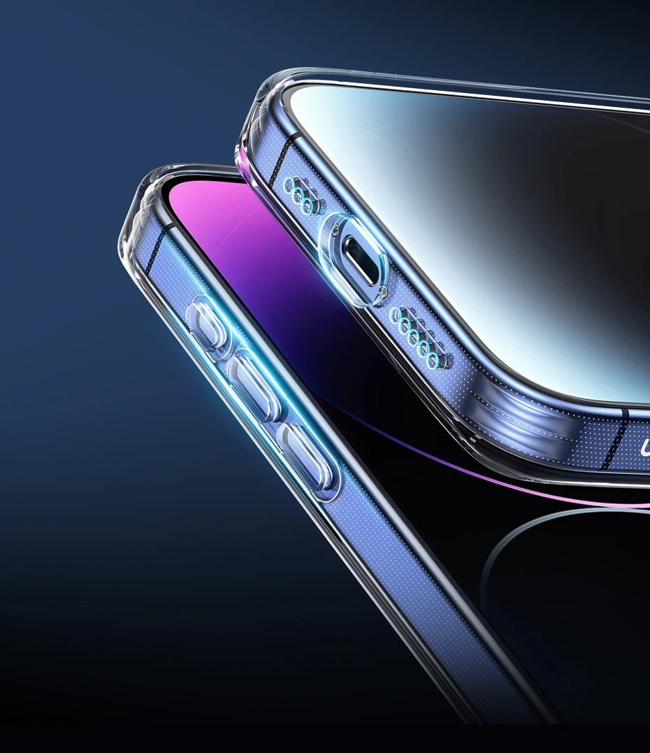Shockproof Crystal Clear Protective Case for iPhone Series