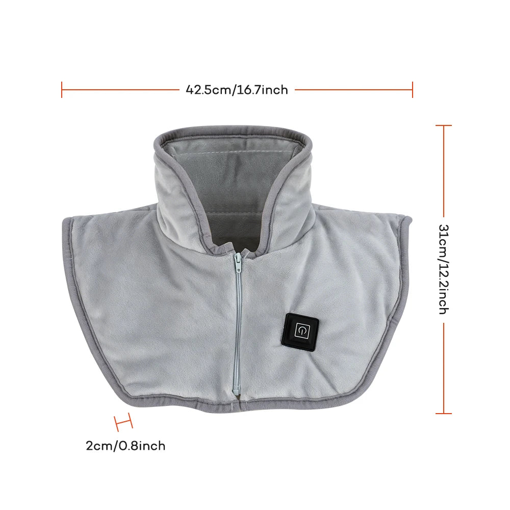 USB Electric Heated Neck and Shoulder Heating Pad - 16