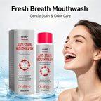 Alcohol-Free Anti-Stain Whitening Mouthwash for Daily Oral Care