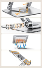 360° Rotating Aluminum Tablet and Phone Stand