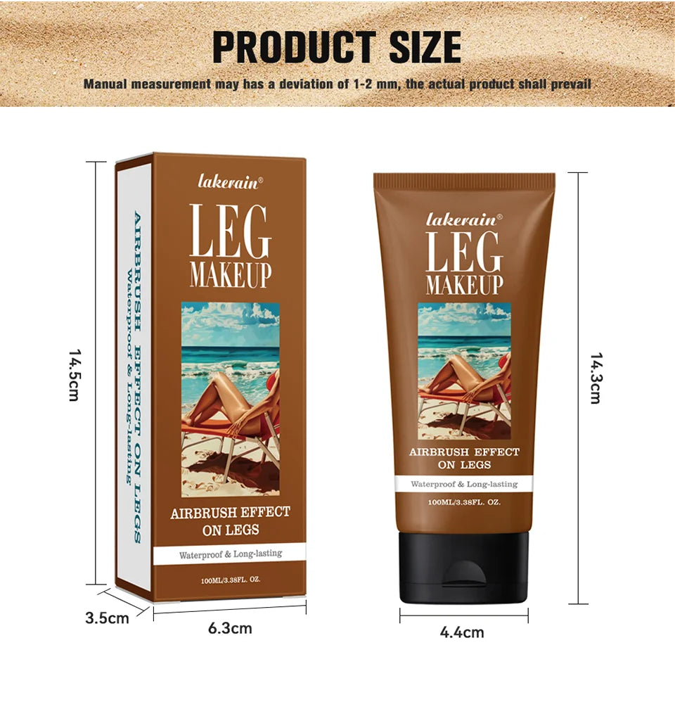 Waterproof Leg Makeup Foundation Lotion