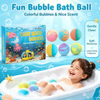 Moisturizing Fizzy Bath Bombs for Kids