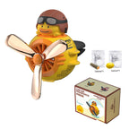 Bear Pilot Rotating Propeller Car Vent Air Freshener Fragrance Diffuser