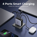 200W GaN Fast Wall Charger for Laptops and Smartphones