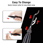 Rotary Deburring Tool with HSS Blades for Metal and Plastic