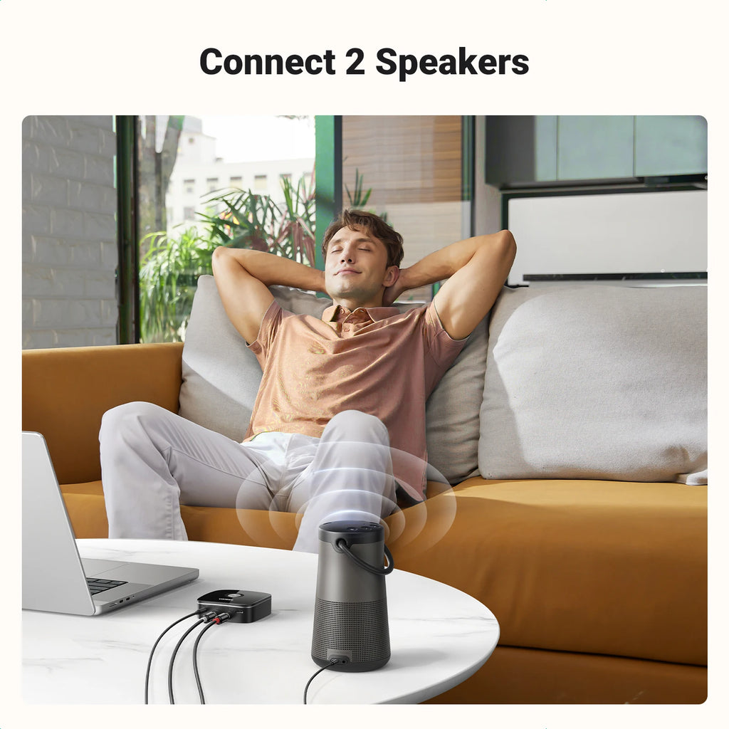 Bluetooth 5.3 Audio Receiver for Home Stereo and Speaker Systems