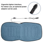 Heated Faux Lambswool Car Seat Cushion for Winter Driving