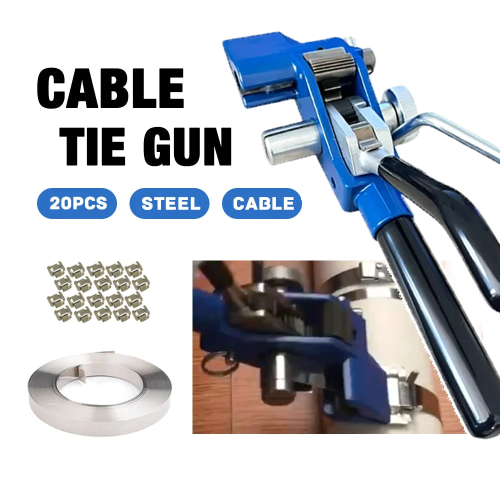 Stainless Steel Banding Tool and Tensioner Set - 7