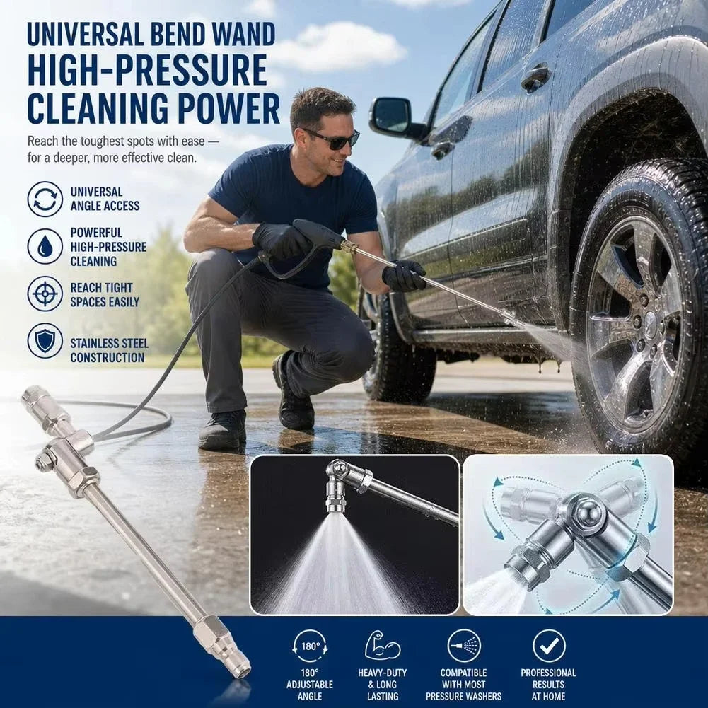 360 Degree Swivel Pressure Washer Wand with 25 Degree Fan Nozzle