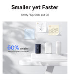 67W GaN Fast Wall Charger with 3 Ports for Laptops and Phones