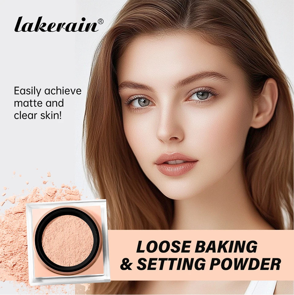 Matte Finishing Loose Baking Setting Powder for Long-Lasting Wear - 7