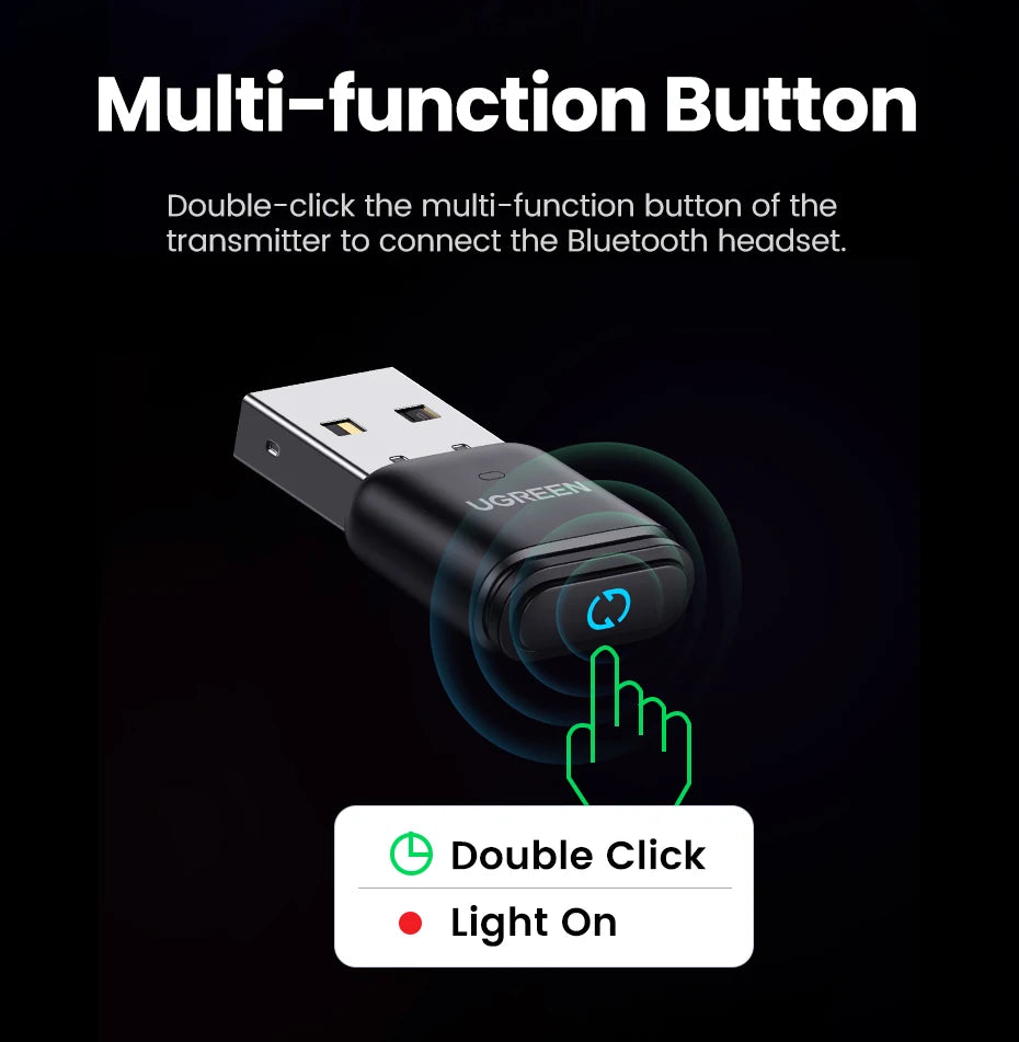 Bluetooth 5.3 Audio Transmitter for PS5 PS4 and Nintendo Switch - 15