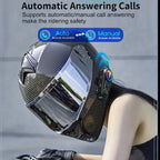 Bluetooth 6.0 Motorcycle Helmet Intercom Headset