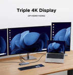 12-in-1 USB-C Triple Display Docking Station 4K 120Hz