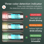 Portable Non-Contact Digital Alcohol Breathalyzer with USB Rechargeable