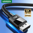 8K DisplayPort 1.4 Cable 32.4Gbps for Gaming Monitors and PCs