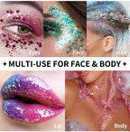 Glitter Highlighter Stick for Face Body and Hair