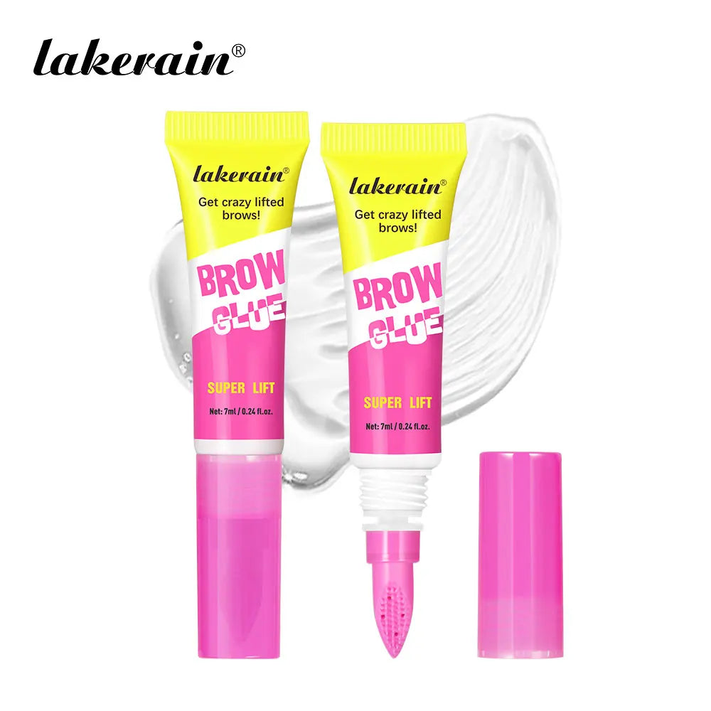 Long-Lasting Eyebrow Lamination Styling Gel with Built-In Comb