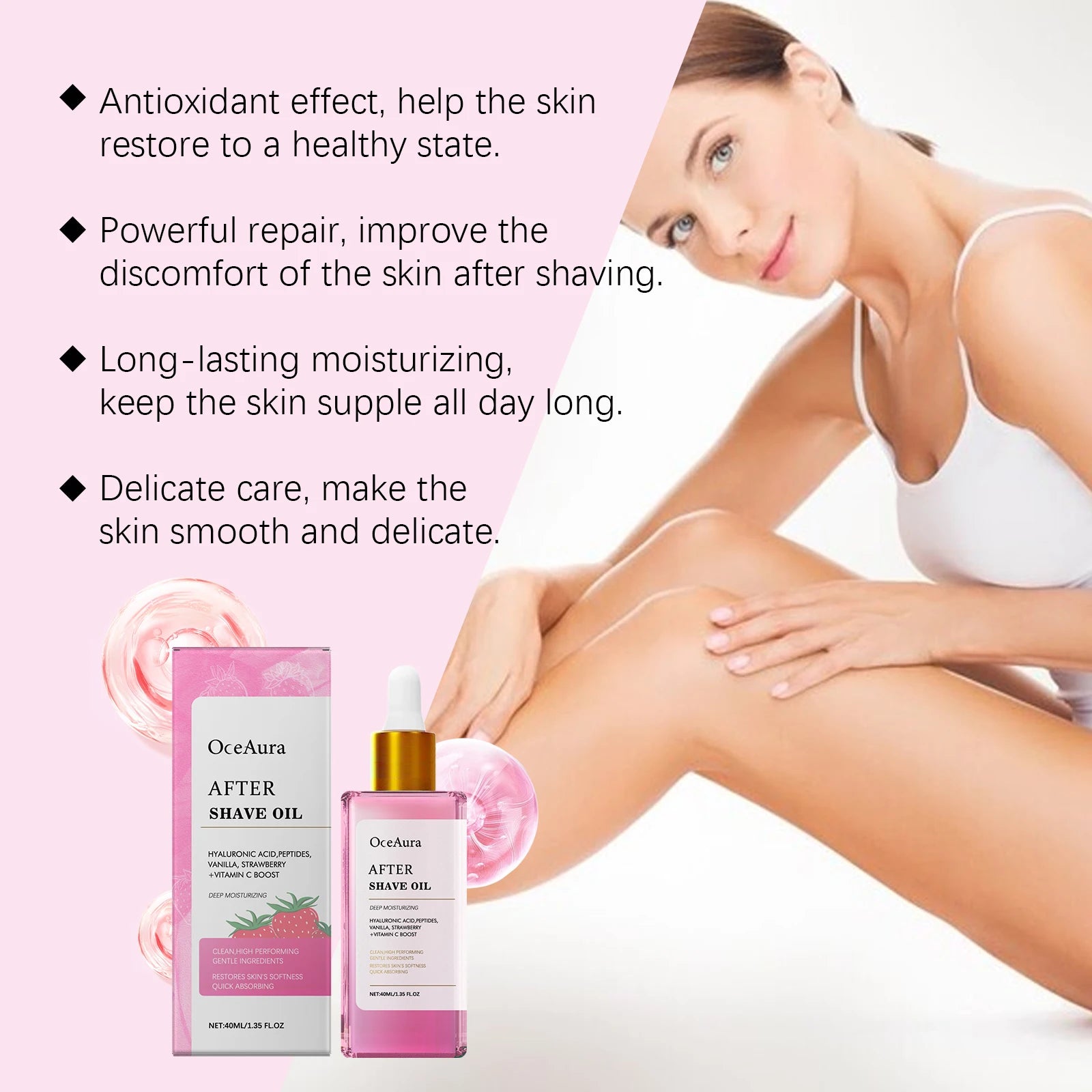 Soothing Strawberry After Shave Oil for Women - 11