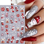 Christmas Cartoon Nail Art Stickers