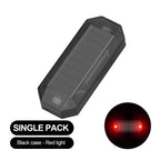 Solar Powered LED Simulated Car Anti Theft Strobe Warning Light