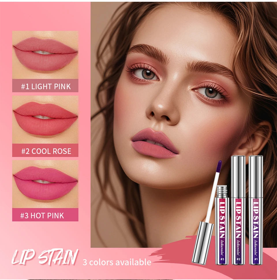 Waterproof Peel-Off Lip Stain Matte Tint
