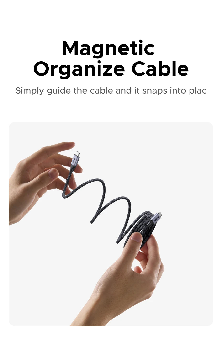 240W Magnetic USB-C Fast Charging and Data Sync Cable