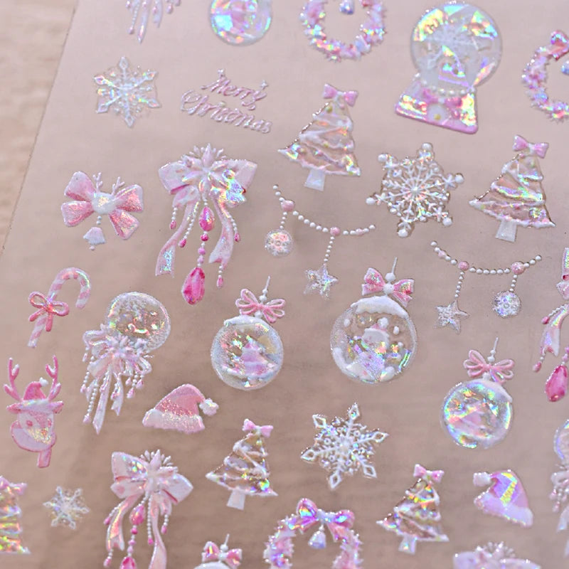Christmas Cartoon Nail Art Decals - 30