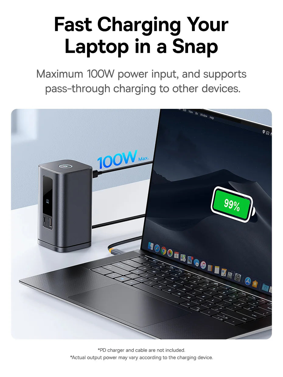 11-in-1 USB-C Triple Display Docking Station 4K 60Hz