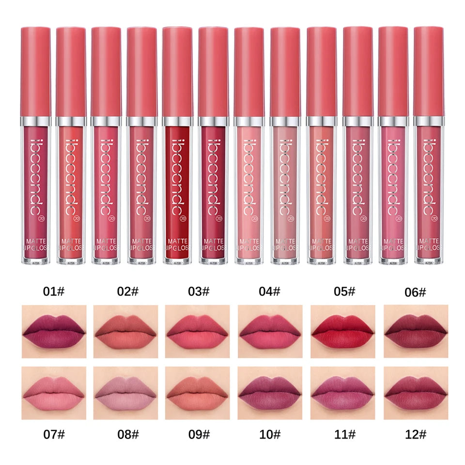 Matte Velvet Liquid Lipstick Waterproof Long-Lasting