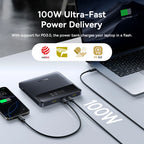 100W Fast Charging 20000mAh Portable Laptop Power Bank