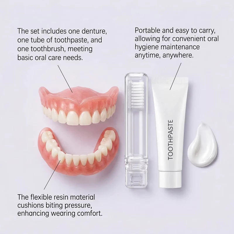 Comfort Silicone Dentures for Instant Smile Enhancement