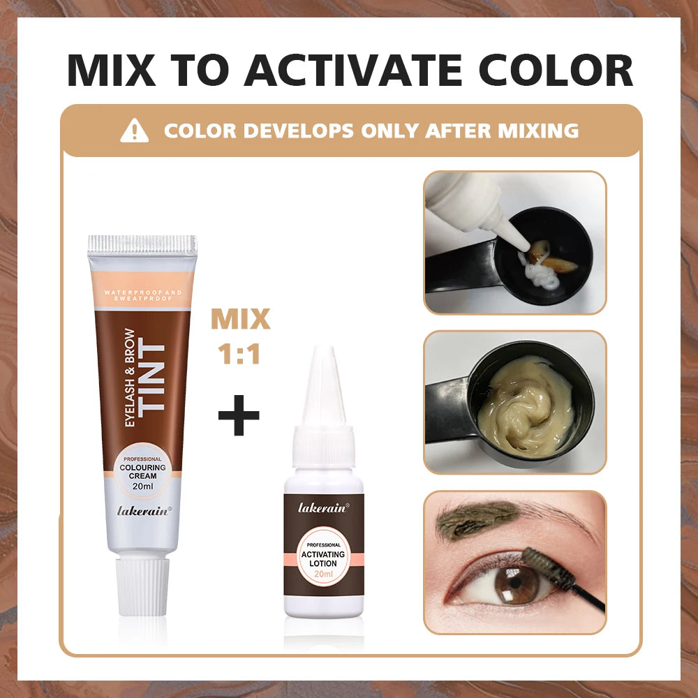 Professional Lash Lift and Eyebrow Tinting Kit