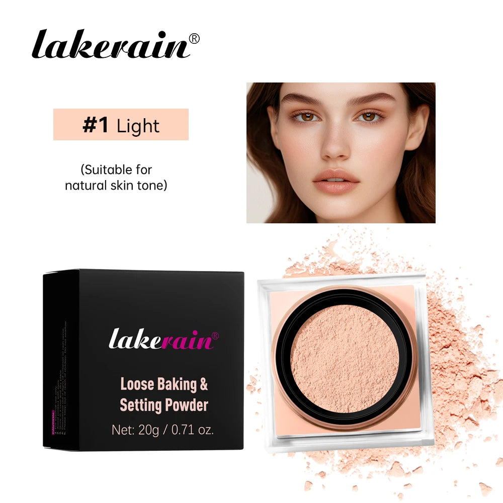 Matte Finish Oil-Control Loose Setting Powder