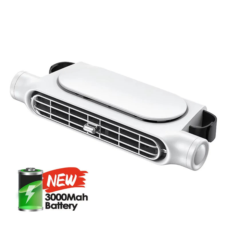 3 Speed Rechargeable Car Seat Cooling Fan with 3000mAh Battery