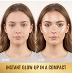 4-Color Highlighting and Contouring Face Makeup Palette