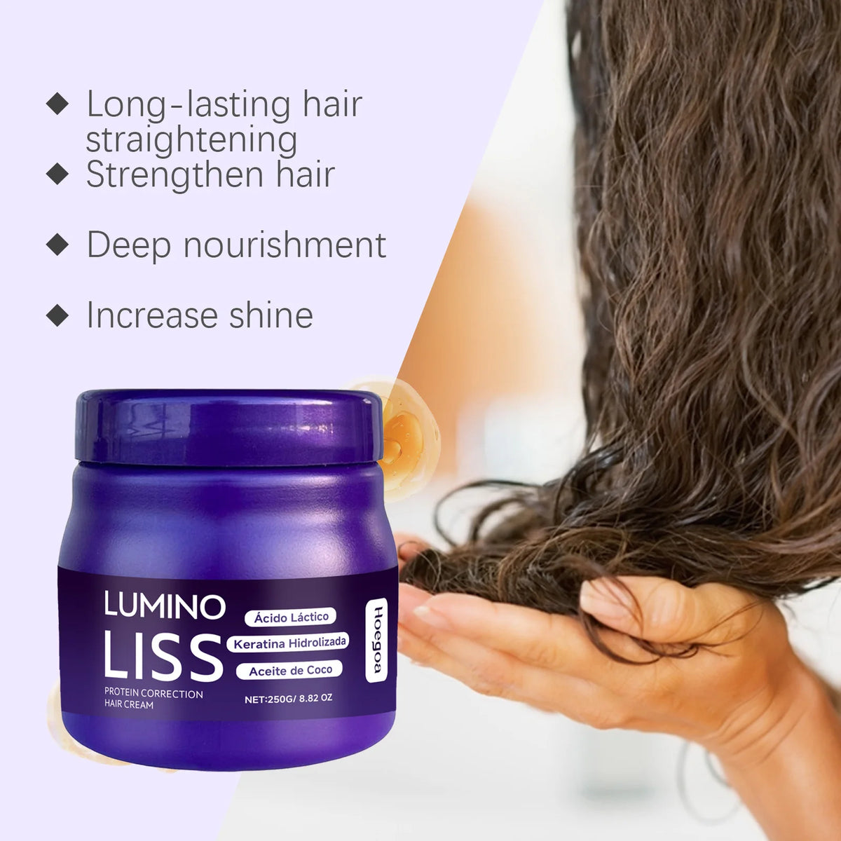 Protein Correction Hair Straightening and Smoothing Cream