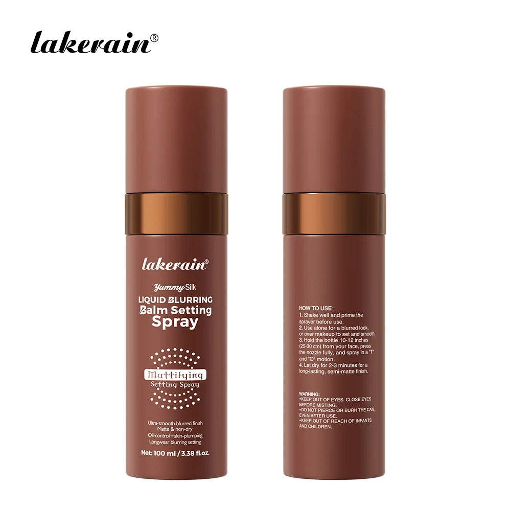 Liquid Blurring Balm Setting Spray for Long-Lasting Matte Makeup