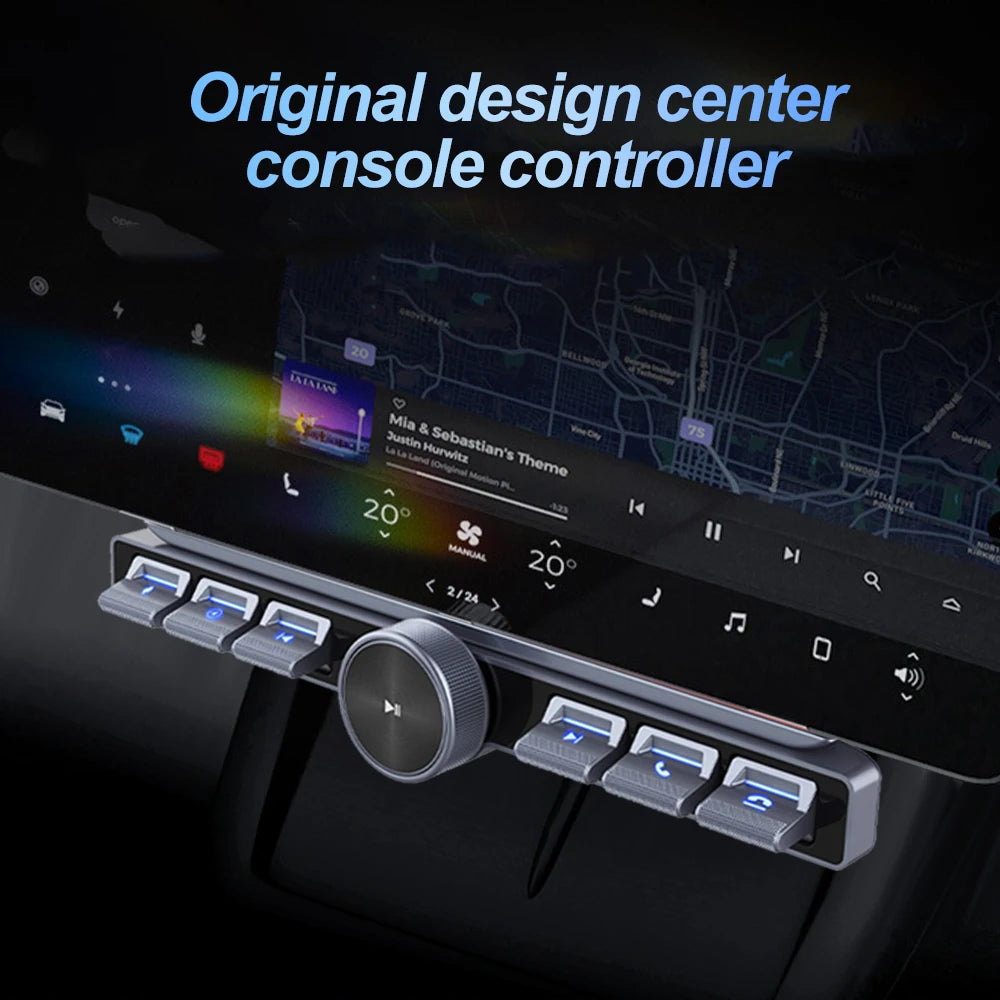 Wireless Multimedia Steering Wheel Control Button for Car Navigation