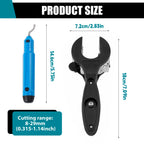Ratcheting Pipe Cutter Tool for Copper and Stainless Steel 8-29mm