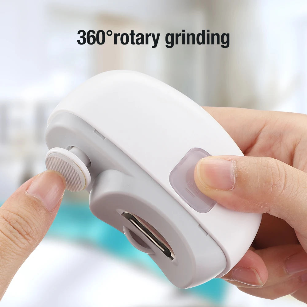 Electric Automatic Nail Clipper and Trimmer with Built-in Light - 10